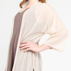 Mesh Duster Stone Floral